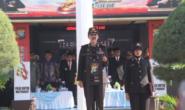 Polres Karimun Gelar Upacara, Baksos dan Syukuran HUT Bhayangkara Ke-80, Wujudkan Polri Untuk Masyarakat