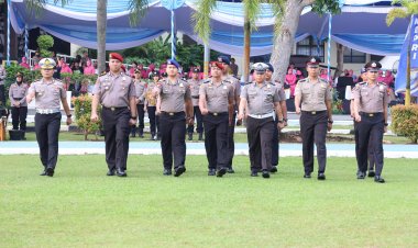 Korps Raport Kenaikan Pangkat Digelar, Kapolda Kepri Beri Apresiasi kepada 567 Personel