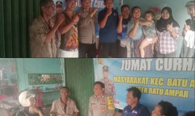 Jumat Curhat Polsek Batu Ampar Ajak Warga Tanjung Sengkuang Perkuat Sinergi Jaga Keamanan Lingkungan