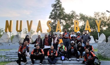 Akhir Pekan Seru Bersama Keluarga, HPCI Batam Gelar PCX Bikers Playland di Nuvasa Beach