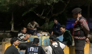 Patroli Malam Polres Lingga Wujud Nyata Kehadiran Polri di Tengah Masyarakat