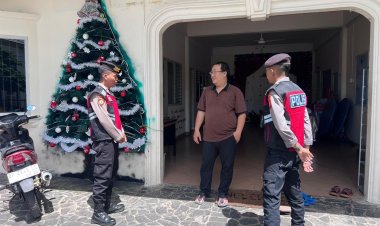 Sat Samapta Polres Lingga Perkuat Patroli Pengamanan Ibadah Minggu, Ciptakan Rasa Aman bagi Jemaat