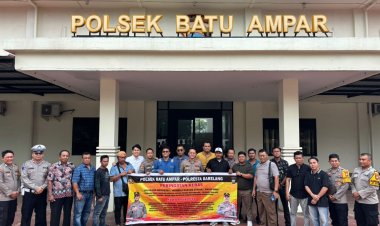 Kapolsek Batu Ampar Rangkul Pengusaha Besi Tua, Persempit Ruang Gerak Pelaku Pencurian Fasilitas Umum