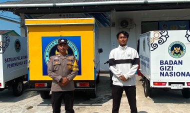 Polsek Dabo Singkep Pastikan Pengamanan SPPG Yayasan Kemala Bhayangkari Berjalan Aman dan Kondusif