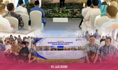 Kasi Datun Kejari Batam Hadiri Peletakan Batu Pertama Tugu Raja Ali–Mahrum Pulau Bayan YDM V
