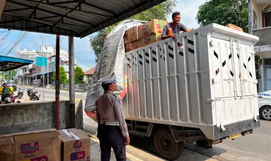 Satlantas Polres Lingga Gencarkan Himbauan Kendaraan ODOL Demi Keselamatan Berlalu Lintas
