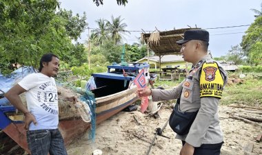 Polsek Dabo Singkep Tingkatkan Patroli Siaga Bencana untuk Antisipasi Cuaca Ekstrem