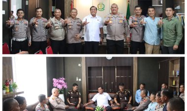 Sinergi Penegak Hukum dan TNI Semakin Kokoh, Polres Lingga Laksanakan Silaturahmi