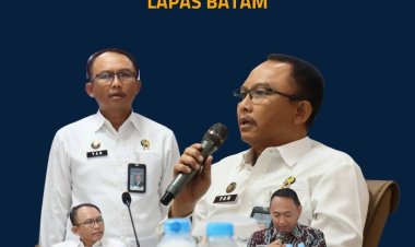 Penguatan Tugas Pemasyarakatan, Direktur Binapi Gelar Dialog Interaktif Bersama UPT Se-Kepri di Lapas Batam