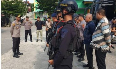 Polsek Lubuk Baja Amankan Kuliah Umum Duta Besar Palestina dan Penandatanganan MoU di Universitas Ibnu Sina