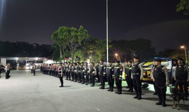 Cegah Kejahatan Jalanan dan Balap Liar, Ditsamapta Polda Kepri dan Polresta Barelang Gelar Patroli Gabungan