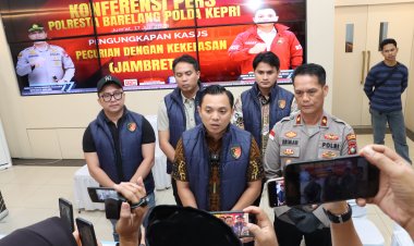 Satreskrim Polresta Barelang Ungkap Kasus Pencurian Dengan Kekerasan Jambret di Wilayah Kota Batam, Tiga Tersangka Diamankan