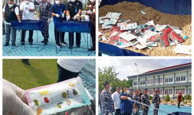 TNI AL Gagalkan Penyelundupan 100 Liquid Vape Mengandung Narkotika di Perairan Batam, Nilainya Ditaksir Capai Rp800 Juta