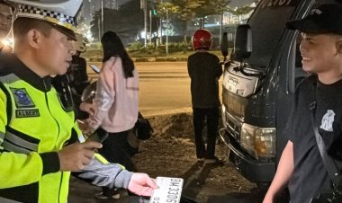 Polresta Barelang Tindak 35 Kendaraan Berknalpot Tidak Sesuai Spesifikasi Teknis dalam Patroli Antisipasi Balap Liar