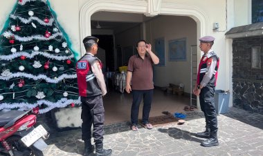 Patroli Ibadah Minggu, Sat Samapta Polres Lingga Pastikan Umat Kristiani Beribadah dengan Aman dan Nyaman