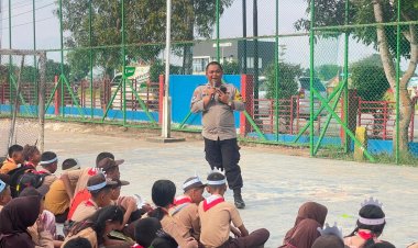 MPLS SMPN 47 Batam, Polsek Sekupang Bekali Siswa Baru Cegah Bullying dan Narkoba