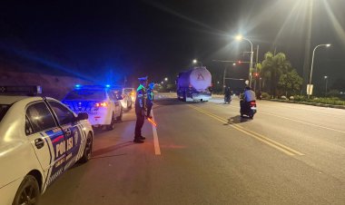 Jaga Keamanan Malam Hari, Satlantas Polresta Barelang Intensifkan Patroli di Lokasi Rawan Balap Liar
