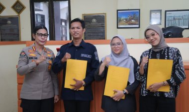 Kabidhumas Polda Kepri Berikan Perlindungan BPJS Ketenagakerjaan kepada Pegawai Honorer Lepas