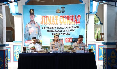 Kapolresta Barelang Gelar Jumat Curhat Bersama Masyarakat Pulau Ngenang, Serap Aspirasi dan Perkuat Kamtibmas