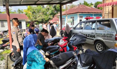 Satbinmas Polres Lingga Sambang Duka, Wujud Kepedulian Polri Hadir di Tengah Masyarakat