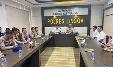 Perkuat Transparansi dan Akuntabilitas, Polres Lingga Terima Audit PNBP dan BLU Itwasda Polda Kepri
