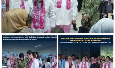 Kunjungan Ibu Wakil Presiden ke Batam, Produk Warga Binaan Rutan Tuai Perhatian