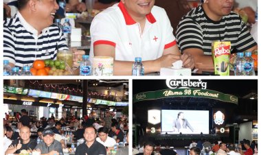 Kapolresta Barelang Perkuat Kemitraan Bersama Insan Pers Melalui Nonton Bareng Piala AFF 2026