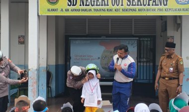 Capella Honda Kepri Edukasi Keselamatan Berkendara, Posisi Anak di Depan Motor Sangat Berisiko