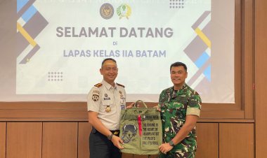 Danlanud Hang Nadim Batam Tinjau Lapas Kelas IIA Batam, Perkuat Sinergi dan Kolaborasi Antarinstansi
