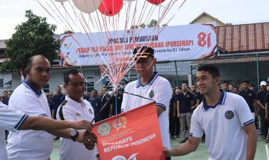 Semarak HUT RI ke-81, Lapas Batam Gelar Pekan Olahraga Narapidana untuk Perkuat Pembinaan Warga Binaan