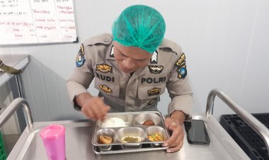 Food Safety Polres Lingga Wujudkan Makanan Bergizi yang Aman bagi 1.335 Penerima Manfaat