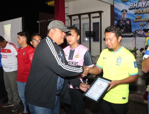 Kapolres Lingga Tutup Rangkaian Hari Bhayangkara ke-80 dengan Apresiasi dan Penguatan Soliditas Personel