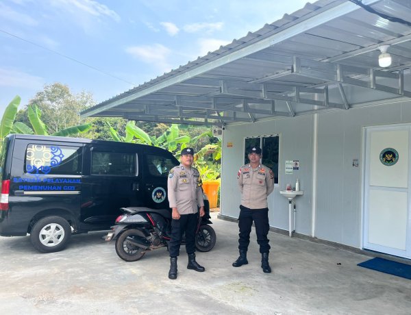 Personel Polsek Jajaran Polres Lingga Laksanakan Pengamanan dan Monitoring di Empat SPPG Yayasan Kemala Bhayangkari Polres Lingga