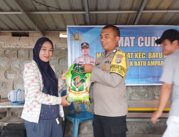 Jumat Curhat Polsek Batu Ampar Perkuat Sinergi Warga, Ajak Manfaatkan Layanan Polisi 110