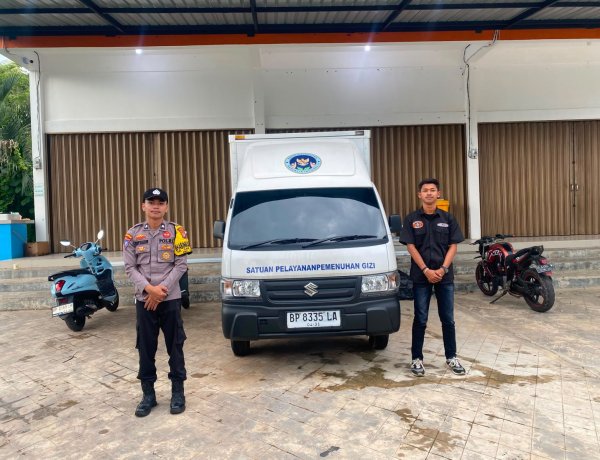 Polsek Daik Lingga Pastikan Stabilitas Kamtibmas di Lokasi SPPG