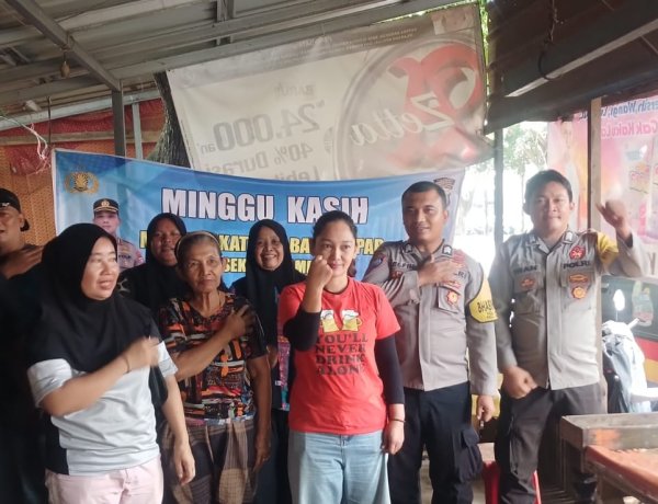 Minggu Kasih Kamtibmas, Polsek Batu Ampar Ajak Warga Batu Merah Perkuat Keamanan Lingkungan
