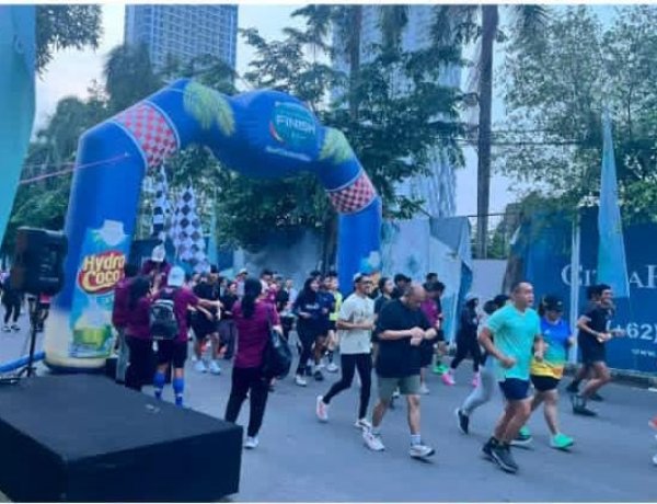 Polsek Lubuk Baja Amankan Road To Awal Bros Half Marathon 2026 di Nagoya City Walk