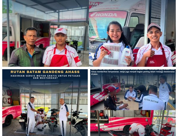Rutan Batam Gandeng AHASS, Hadirkan Servis Motor Gratis bagi Pegawai dan Masyarakat