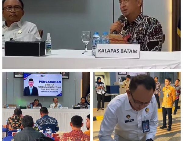 Lapas Kelas IIA Batam Terima Kunjungan Kerja Direktur Binapi Ditjenpas, Perkuat Sinergi Pembinaan Warga Binaan
