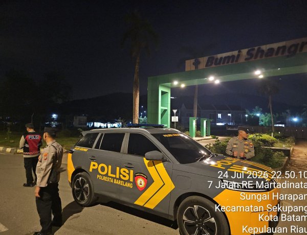 Polsek Sekupang Gelar Patroli Cipta Kondisi KRYD, Antisipasi C3, Balap Liar dan Premanisme