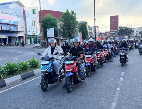 BeAT Ride & Explore, Capella Honda Kepri Ajak Puluhan Konsumen Jelajahi Ikon Kota Tanjungpinang