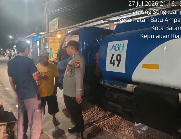 Jaga Keamanan Wilayah, Polsek Batu Ampar Gencarkan Patroli KRYD di Titik Rawan