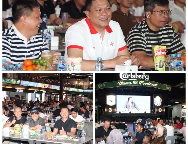 Kapolresta Barelang Perkuat Kemitraan Bersama Insan Pers Melalui Nonton Bareng Piala AFF 2026