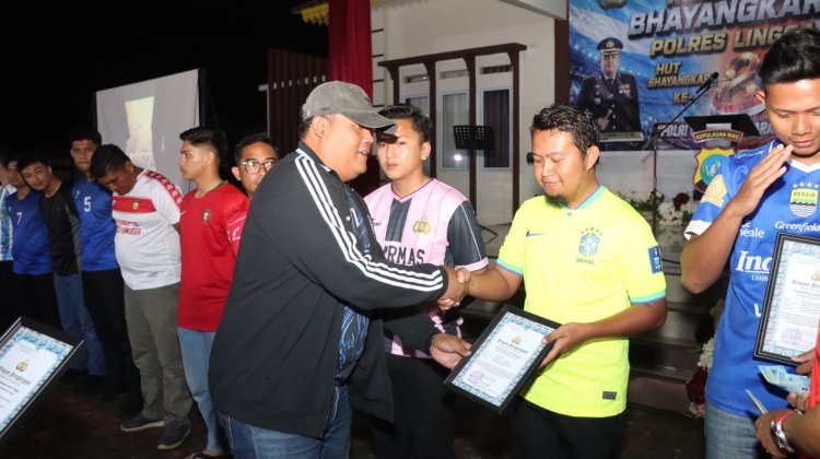 Kapolres Lingga Tutup Rangkaian Hari Bhayangkara ke-80 dengan Apresiasi dan Penguatan Soliditas Personel