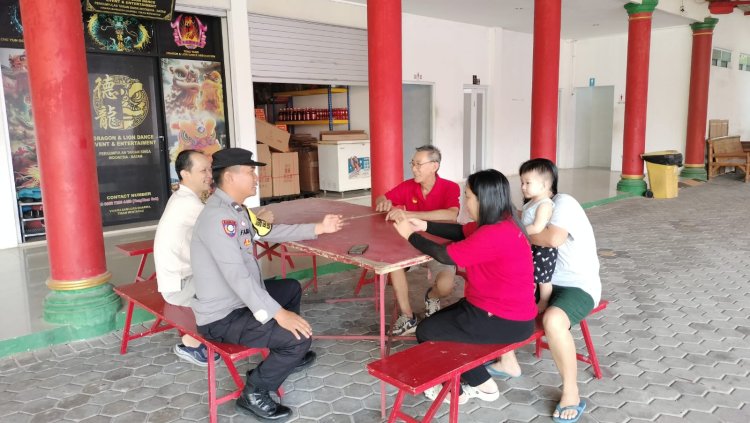 Polsek Sekupang Perkuat Kamtibmas, Warga Patam Lestari Diingatkan Waspada Kejahatan