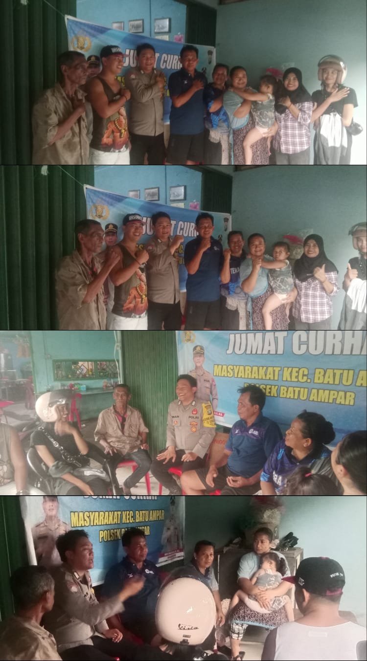 Jumat Curhat Polsek Batu Ampar Ajak Warga Tanjung Sengkuang Perkuat Sinergi Jaga Keamanan Lingkungan
