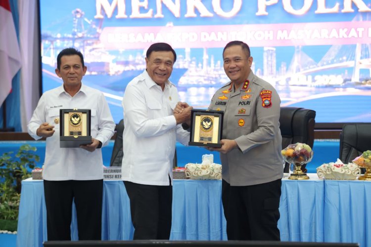 Polda Kepri Raih Apresiasi Menko Polkam atas Keberhasilan Menjaga Stabilitas Wilayah