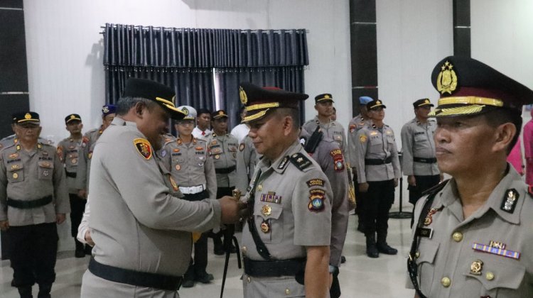 Kapolres Lingga Pimpin Sertijab Wakapolres dan Kasatreskrim, Wujudkan Regenerasi Kepemimpinan yang Profesional
