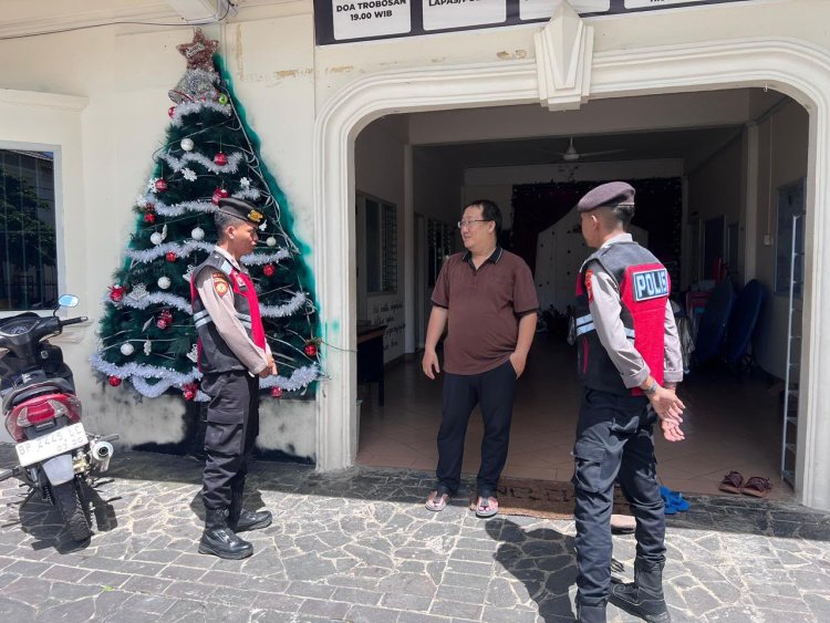 Sat Samapta Polres Lingga Perkuat Patroli Pengamanan Ibadah Minggu, Ciptakan Rasa Aman bagi Jemaat