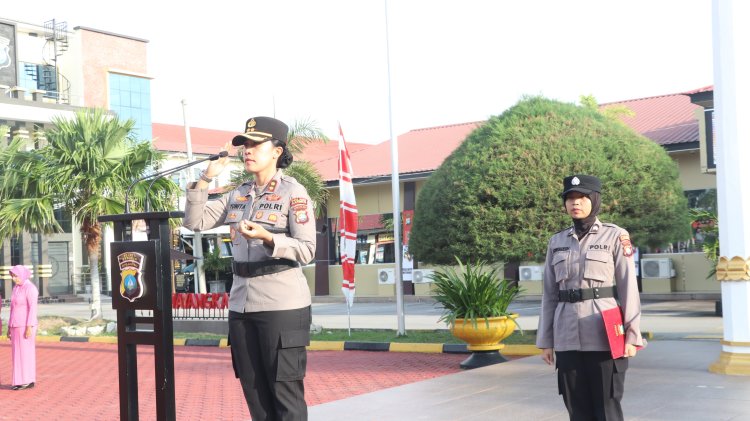 Polres Karimun Gelar Serah Terima Jabatan, Sejumlah Pejabat Berganti Posisi